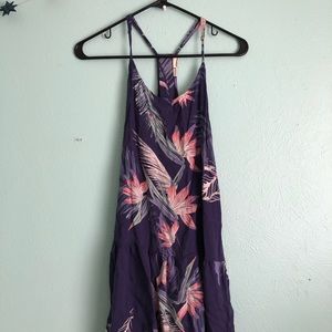 Flown racer back dress